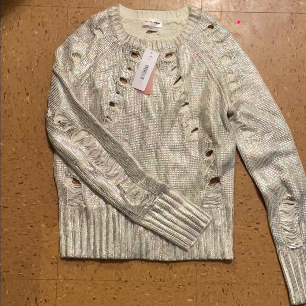 Distressed knit Sweater